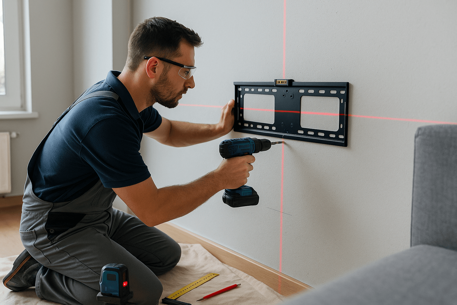 Umzugsunternehmen Erding Fernsehrhalterung