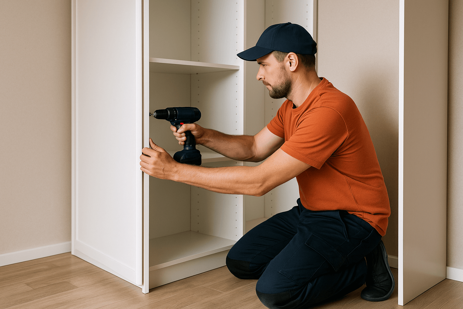 Umzugsunternehmen Erding Schrankaufbau